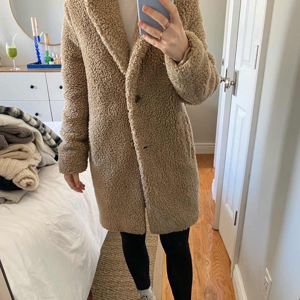 Aritzia Sherling Teddy Coat
